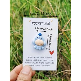 Cute Cartoon Donkey Design Pocket Hug, Charming Cartoon Donkey Ornaments, Suitable for Daily Healing Gifts, Party Favors, Party Decor, Party Favors Assortment