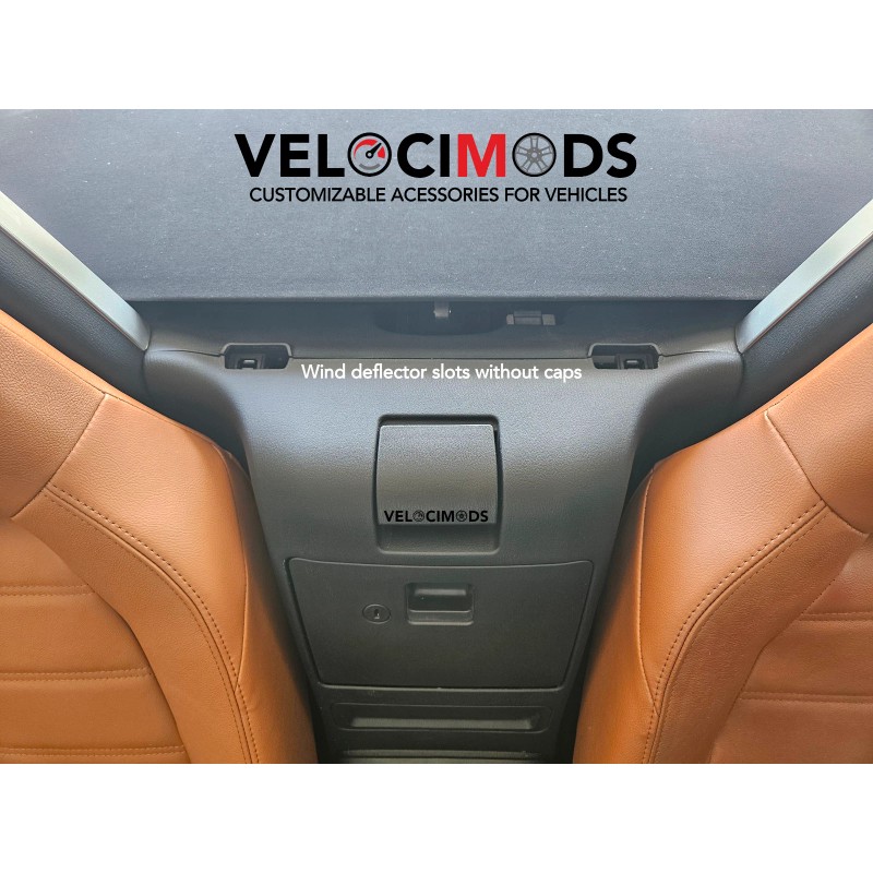 VelociMods WIND DEFLECTOR SLOT caps for Mazda Miata MX5 ND