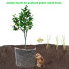 HAORESULT 5 Packs Gopher Baskets 15 Gallon Size Stainless Steel