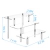 HENABLE Clear Acrylic Perfume Display Stand Organizer, 3 Tier Cupcake