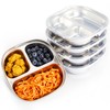 MIMORE Stainless Steel Kids Plates - 5 Pack Toddler Plates
