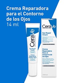 CeraVe Crema Reparadora Contorno de Ojos, con Ceramidas y Ácido Hialurónico, para Ojeras y Bolsas, Hidratante, Apto para Pieles Sensibles, No Comedogé