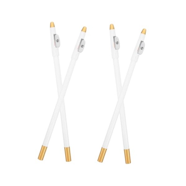 4pcs Men Eyeliner Brow Pencil Set Barber Chalk Kit Sharpener