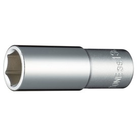 Tone Deep Socket (6 Angle) 3S-13L Drive Angle 0.3 inch (9.5 mm) (3/8 mm), Double Side Width 0.5 inches (13 mm)