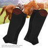 2Pcs Leather Half Chaps Equestrian Horse Riding Half Chaps Leg