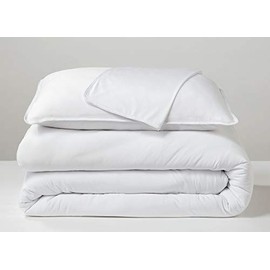 SHEEX - Original Performance Cooling Duvet Cover, Light-Weight, Ultra-Soft, Breathable Fabric Releases Body Heat for Superior Comfort, Bright White, King