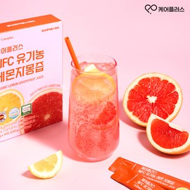 Care Plus NFC Organic Lemon Grapefruit 6 Boxes (20g / 케어플러스 NFC 유기농 레자몽 6박스 (20g X 84포)  100% NFC 유기농 레몬자몽즙