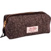 Vagabond Bags Ltd Harris Tweed Herringbone Travel Pouch Toiletry Bag,