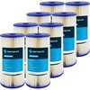 SpiroPure SP-R20-BB 10x4.5 20 Micron Pleated Polyester Sediment Water Filter
