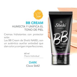 Bb Cream Con Protector Solar Humecta Unifica 3 Tonos De Piel (Dark)