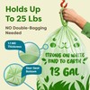 13 Gallon Compostable Trash Bags (40 Count) — Leakproof Plant-based