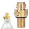 M18x1.5 Thread CO2 Cylinder Refill Adapter Pin Valve Converter Accessories