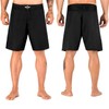 Elite Sports NEW ITEM Black Jack Series Fight Shorts,Black,Large