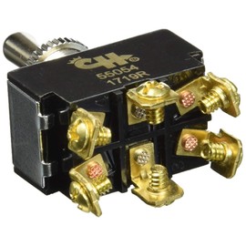 Cole Hersee 55054-BP DPDT Toggle Switch (Momentary)