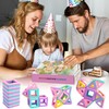 Vjonnl Magnetic Building Blocks 38PCS Magnetic Tiles Baby Toys Set