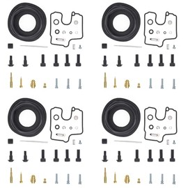 Carburetor Repair Kit for Yamaha XVZ1300 Royal Star Venture 1999-2013 Carb Rebuild Kit(4 Pack)