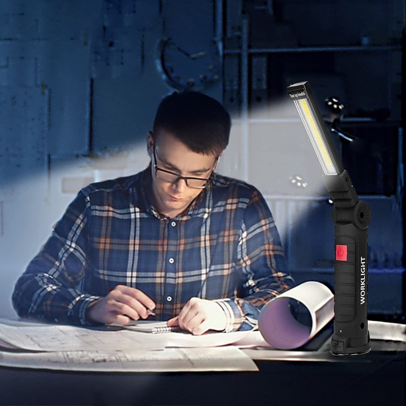 Tool Gifts for Men Dad Him, Rechargeable Work Lights, LED