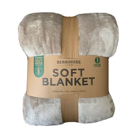 Berkshire Life Soft Queen Blanket - Tan