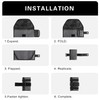 Rhinowalk Bicycle Saddle Bag for Repair Tool Folding Bag Bicycle