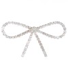 10Pcs Diamond Rhinestone Bow Glass Flash Brooch Claw Chain Suit
