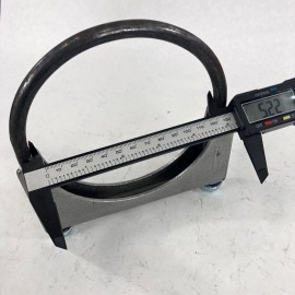 Unbranded (One) 5" U-Bolt Clamp, Great for 5" O.D. Piping, Made of Mild Steel