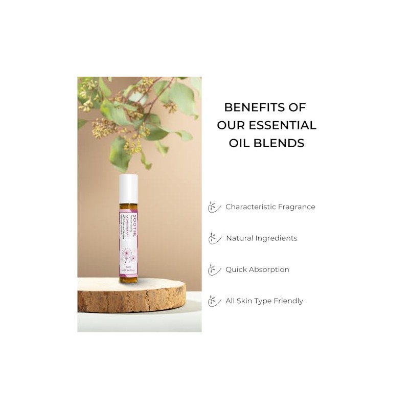 benatu Benatu Soothe Blend Aceite Esencial Roll On (Infundido Con