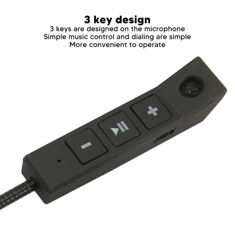 BT8 Motorcycle Helmet Bluetooth Headset Easy to Connect Stereo Music