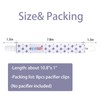 ALVABABY 8 Packs Pacifier Clips For Neutral Boys Girls Pacifier