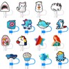 70Pcs Different Straw Cover Caps for Tumblers, Cute Dringking Straw