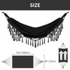 Bellzacasa Double Hammock, Heavy Duty 500 lb Load Capacity Tassels