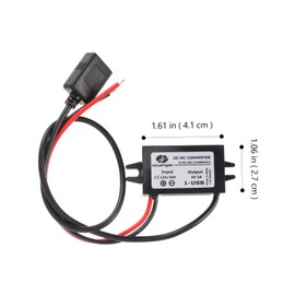 ABOOFAN USB to Step Down Voltage Regulator Module Efficient Power Converter for Car Use Output Compact Design Multiple Protection Features