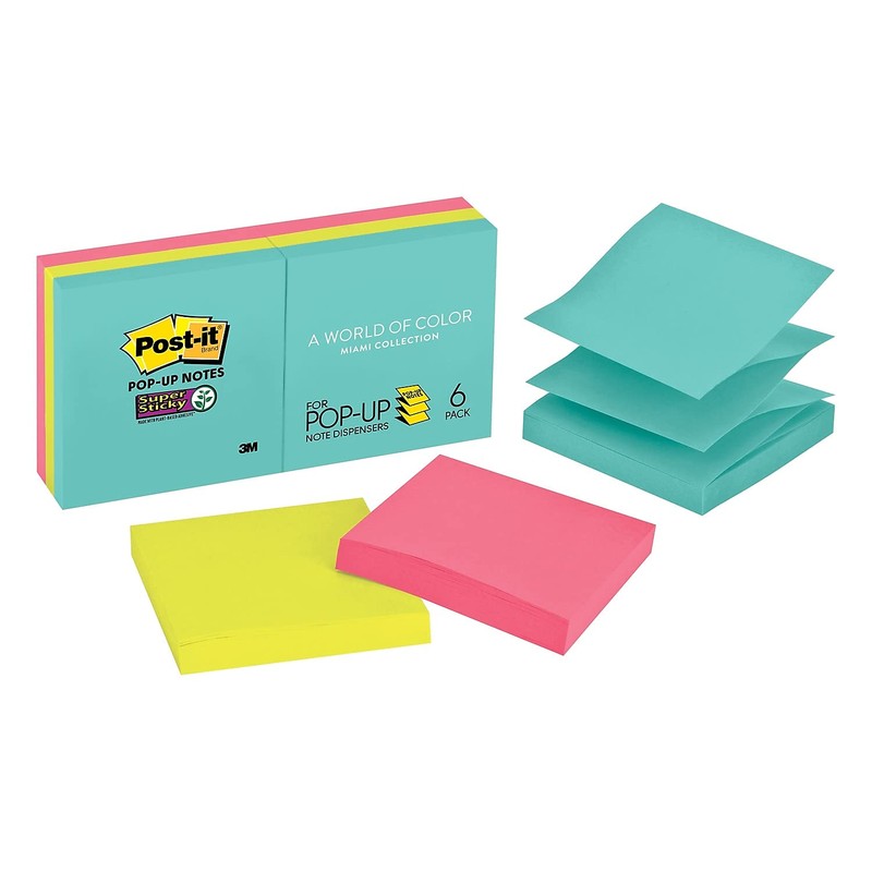 Post-it Pop-up Notes Super Sticky R3306SSMIA Pop-up 3 x 3