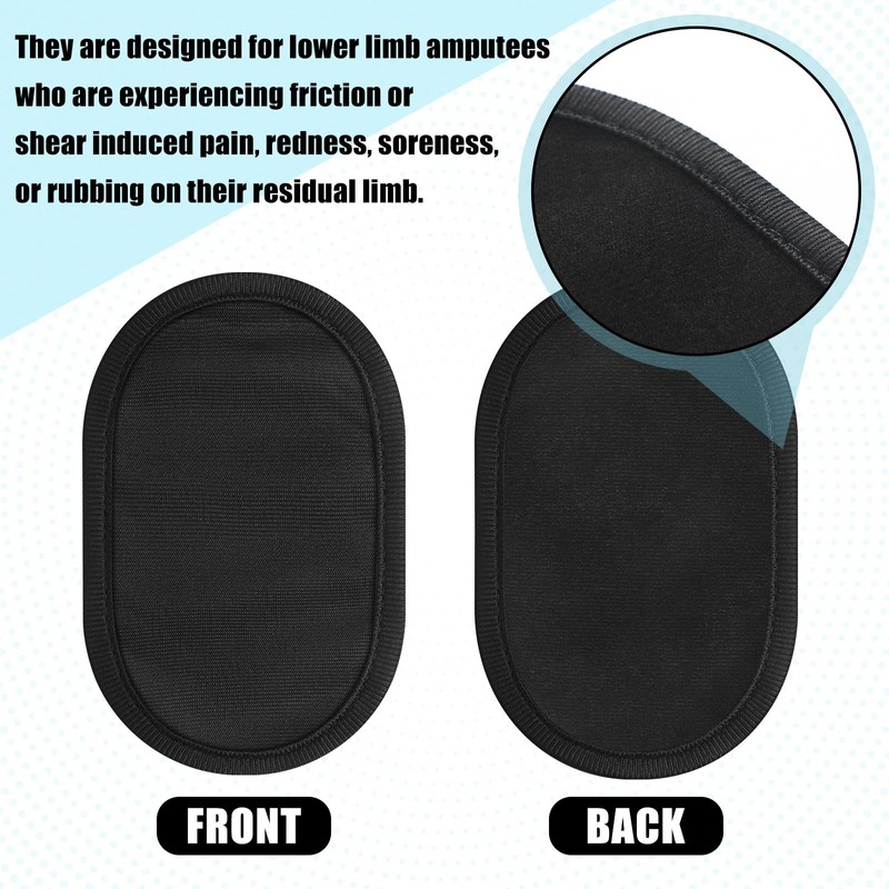 FineCheer 6 Pcs Amputee Essentials Prosthetic Liner Patch Accessories Essentials
