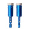 BRSCHNITT 16mm Diamond Hole Saw Drill Bit - 2pcs/Pack, Hex