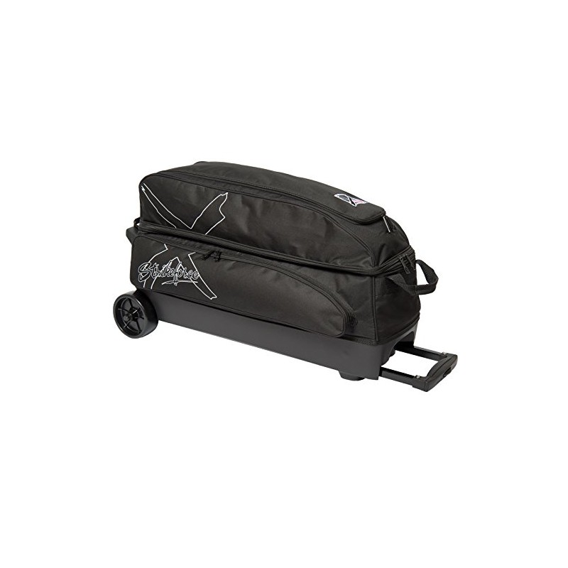 Strikeforce Hybrid X 3-Ball Roller Bowling Bag Black