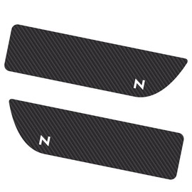 Honda New N-BOX JF5/JF6 Carbon Pattern Kick Guard Film Door Inner Protector Ver2 Door Guard Kick Panel Sheet for NBOX Parts Accessories (Ver2)