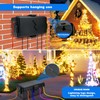 Hrensaw Medium Outdoor Electrical Box(10.6x5.5x4.5inch),IP54 Waterproof Extension Cord Cover w/6