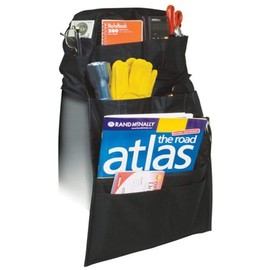 RoadPro RPSB-14BK Seat-Back Organizer Travel Essentials - Black