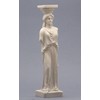 Generic Cast Alabaster Caryatid Erechtheion Acropolis Athens Sculpture