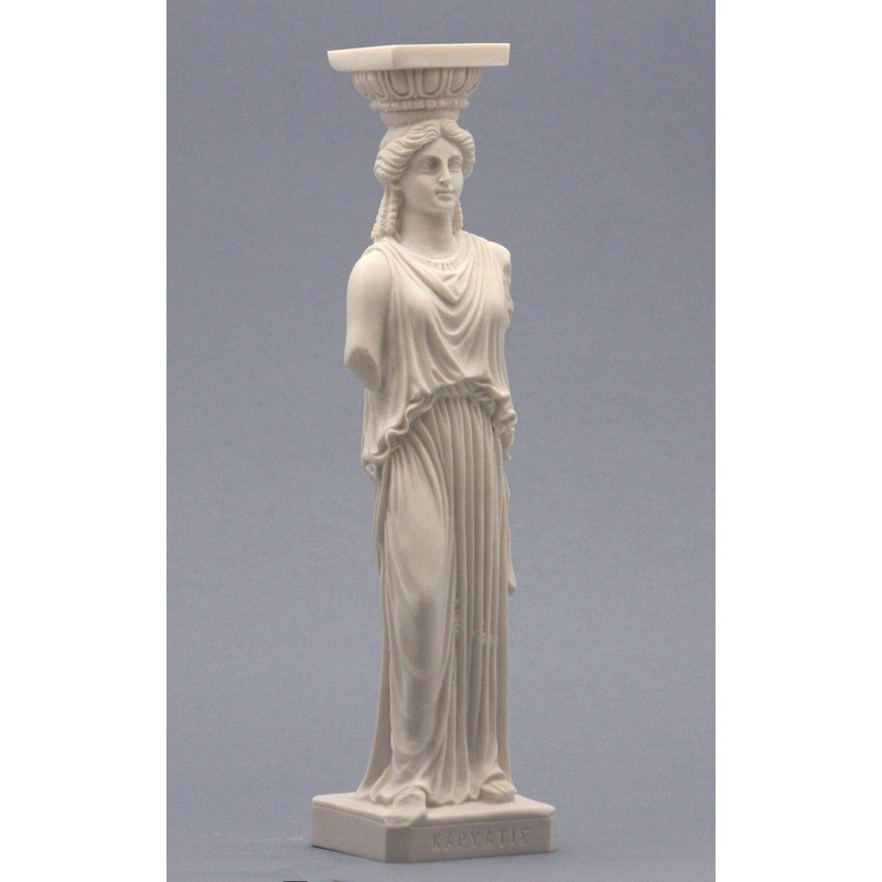 Generic Cast Alabaster Caryatid Erechtheion Acropolis Athens Sculpture