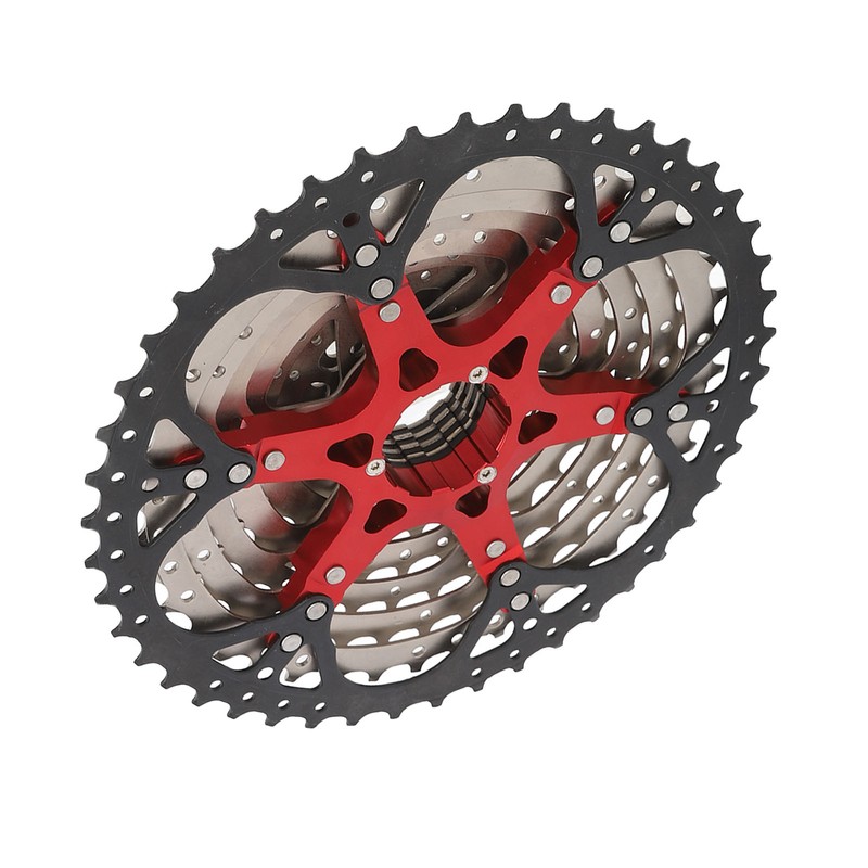 Bicycle Cassette 10 Speed Aluminum Noiseless Skeleton Design Bike Cassette