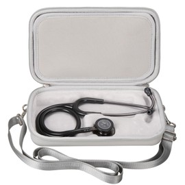 Mchoi Mchoi Stethoscope Case With Grooved, Suitable for 3M Littmann Classic III Stethoscope, Extra Room for Medical Bandage, Scissors and LED Penlight, Case Only