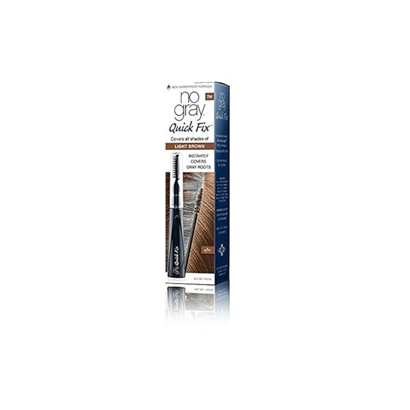 No Gray Quick Fix, Light Brown, Instantly Hide Gray Roots,