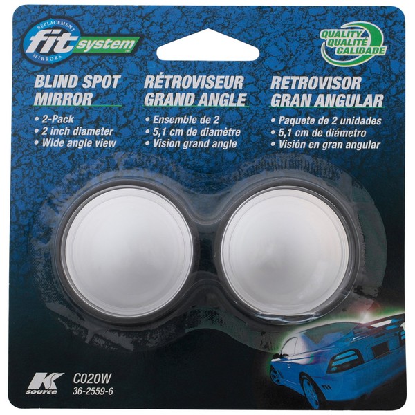Fit System C020W 2" Round Spot Mirror (2pcs)