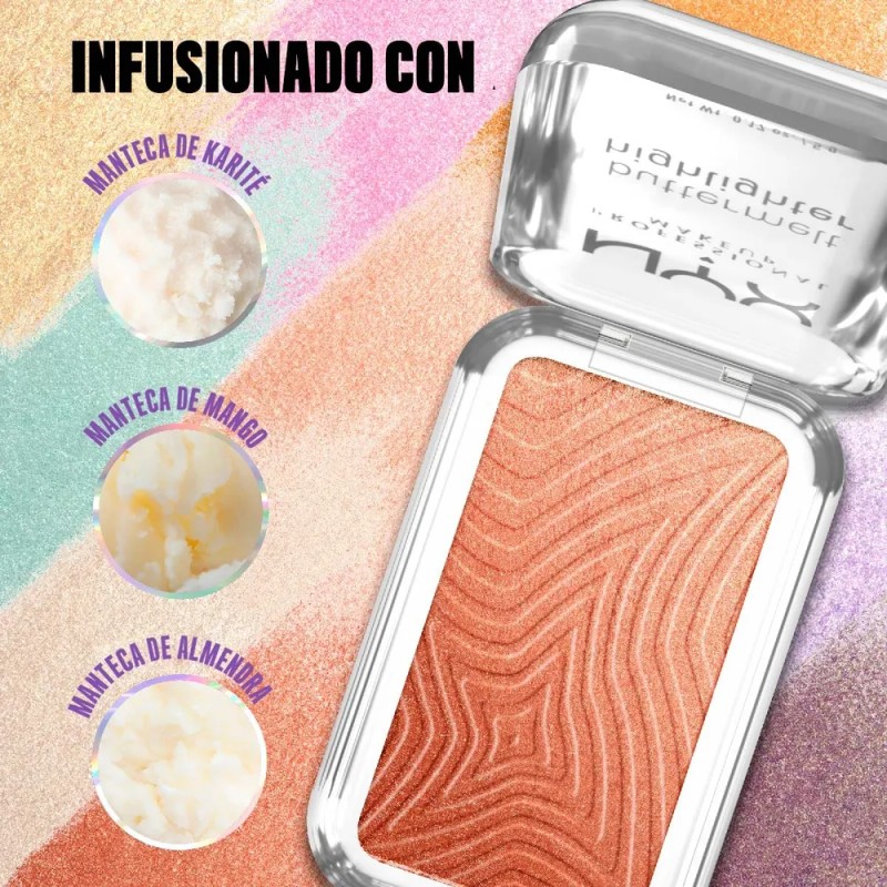 Iluminador Cremoso Buttermelt Highlighter De Nyx Butta In Bronze