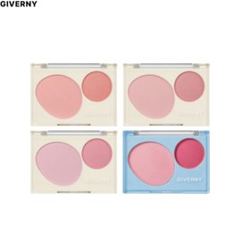 GIVERNY Fluffy Dual Blusher 7.4g, Color:04 Cheery Pop