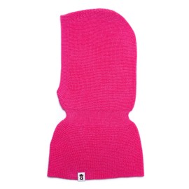 KNITAS Single Layer Knitted Children's Hat Made of Combed Cotton and Acrylic for Babies, Toddlers, Super Soft Warm Balaclava for Boys and Girls, Children's Winter Hat in Fuchsia, Cream, Blue, Pink,