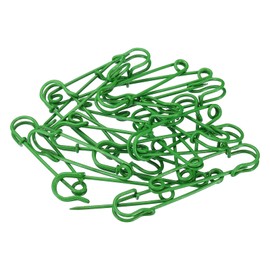 YOKIVE 20 Pcs Safety Pins, Large Metal Sewing Pins | Craft Making, Great for Clothing, Knitting, Sewing (Green, 1.97-Inch)