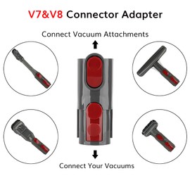 AINUO Accessories Kit Replacement for Dyson V8 V7 V6 V10 SV10 SV11 Vacuum Cleaner - Spare Parts Brushes Tools Attachments Set for Dyson V6 DC34 DC35 DC59 Cordless Hoover (6 in 1)