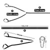 14 FT Heavy-Duty Snowmobile Tow Strap, Durable Tow Rope with